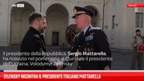 Il Capo dello Stato Mattarella riceve Zelensky