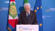Mattarella alla conferenza per la ricostruzione dell'Ucraina