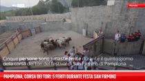 Pamplona, corsa dei tori: 5 feriti durante Festa San Firmino
