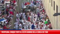 Pamplona, cinque feriti al sesto giorno della corsa dei tori