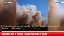 Nuovo incendio in Turchia: evacuazioni e aerei in azione