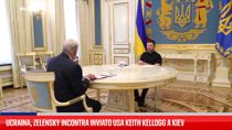 Ucraina, Zelensky incontra inviato Usa Keith Kellogg a Kiev
