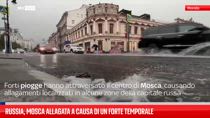 Russia, Mosca allagata a causa di un forte temporale