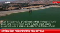 Siccità in Libano, prosciugato bacino idrico artificiale