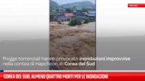 Corea del Sud, almeno quattro morti per le inondazioni