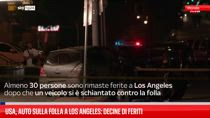 Usa, auto sulla folla a Los Angeles: decine di feriti 