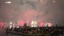 Redentore a Venezia, le immagini dei fuochi d'artificio