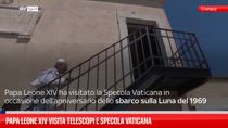 Papa Leone XIV visita telescopi e Specola Vaticana