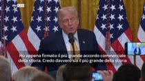 Guerra commerciale, Trump annuncia accordo con Giappone: dazi al 15%