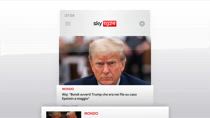 I titoli di Sky TG24 del 24 luglio, edizione delle 8