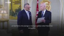 Tunisia-Usa, presidente: bambini a Gaza mangiano sabbia