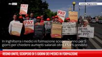Regno Unito, sciopero di 5 giorni dei medici in formazione