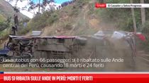 Bus si ribalta sulle Ande in Perù: morti e feriti