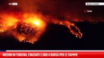 Incendi in Turchia, evacuati 2.000 a Bursa per le fiamme