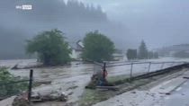 Romania, inondazioni e allagamenti causati da forti piogge
