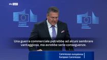Sefcovic: una guerra commerciale sarebbe stata molto costosa