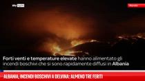 Albania, incendi boschivi a Delvina: almeno tre feriti  