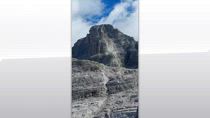 Dolomiti, crolli a cima Falkne. Evacuati escursionisti