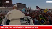 Papa Leone XIV in Piazza San Pietro per Giubileo giovani
