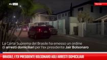 Brasile, l’ex presidente Bolsonaro agli arresti domiciliari