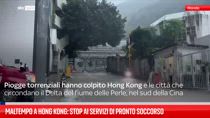 Maltempo a Hong Kong: stop ai servizi di pronto soccorso 
