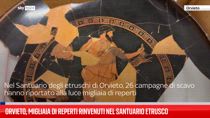 Orvieto, migliaia di reperti rinvenuti nel Santuario etrusco