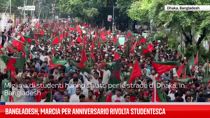 Bangladesh, marcia per anniversario rivolta studentesca