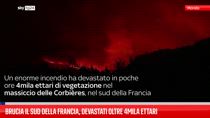 Brucia il sud della Francia, devastati oltre 4mila ettari 