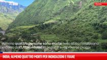 India, almeno quattro morti per inondazioni e frane