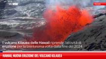 Hawaii, nuova eruzione del vulcano Kilauea