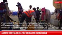 Allarme epidemia colera tra i rifugiati del Sudan in Ciad