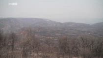 Incendi e tornadi di fuoco vicino a parco UNESCO in Spagna