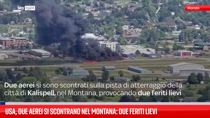 Usa, due aerei si scontrano nel Montana: due feriti lievi