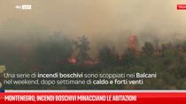 Montenegro, incendi boschivi minacciano le abitazioni 