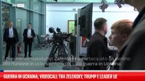 Guerra in Ucraina, videocall tra Zelensky, Trump e leader Ue