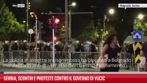 Serbia, scontri e proteste contro il governo di Vucic