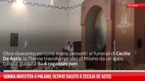 Donna investita a Milano, ultimo saluto a Cecilia De Astis