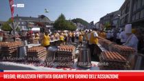 Belgio, realizzata frittata gigante per giorno Assunzione