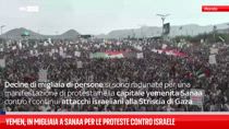 Yemen, in migliaia a Sanaa per le proteste contro Israele
