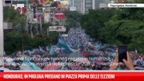 Honduras, in migliaia pregano in piazza prima delle elezioni