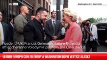 Leader europei con Zelensky a Washington dopo vertice Alaska