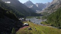 L'agonia del ghiacciaio Ventina in Lombardia