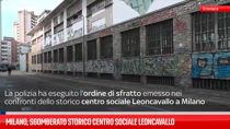 Milano, sgomberato storico centro sociale Leoncavallo