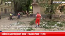 Leopoli, raid russo con droni e missili: morti e feriti 