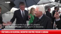Mattarella in Slovenia, incontro con Pirc Musar a Lubiana