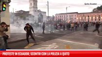 Proteste in Ecuador, scontri con la polizia a Quito
