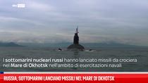 Russia, sottomarini lanciano missili nel Mare di Okhotsk
