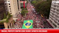 Brasile, proteste contro legge scudo e amnistia Bolsonaro