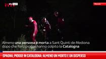 Spagna, piogge in Catalogna: almeno un morto e un disperso