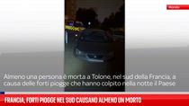 Francia, forti piogge nel sud causano almeno un morto 